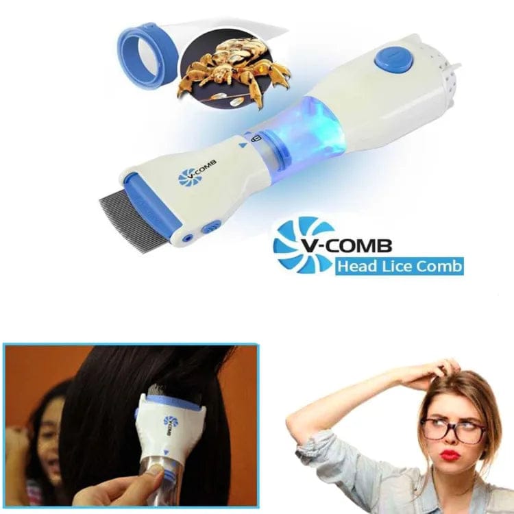 مشط إزالة القمل V-Comb للتخلص بدون مواد كيميائية